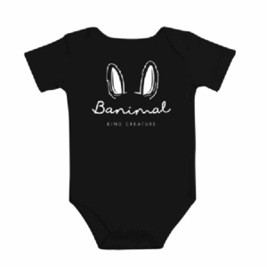 Short Sleeve Onesie/Black/6-9 months