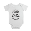 Short Sleeve Onesie/White/3-6 months