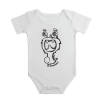 Short Sleeve Onesie/White/6-9 months