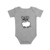 Short Sleeve Onesie/Gray/0-3 months