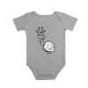 Short Sleeve Onesie/Gray/6-9 months