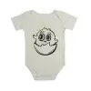 Short Sleeve Onesie/Beige/0-3 months