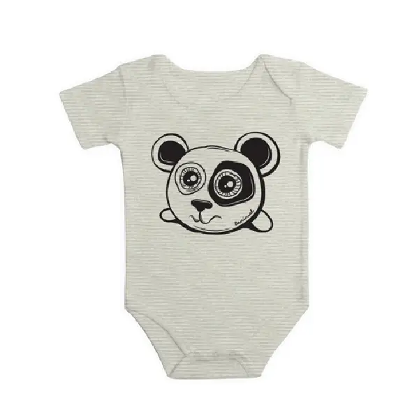 Short Sleeve Onesie/Beige/9-12 months