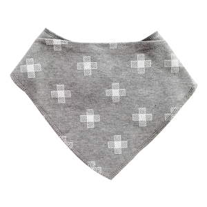Arrows Bandanna Bib | White