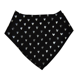Arrows Bandanna Bib | White
