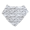 Polar bear Bandanna Bib | White