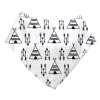 Teepee Bandanna Bib | White