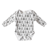Long Sleeve Onesie | White Teepee | 9-12 Months