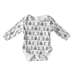 Arrows Bandanna Bib | White