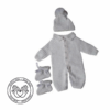 Fruitful Cloud White Newborn Sleeper Set