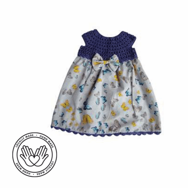Fruitful Deep Sea Crochet Butterfly Dress