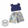 Fruitful Butterfly Vest & Shorts Set